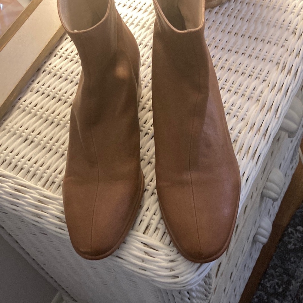 Anthropologie leather ankle boot